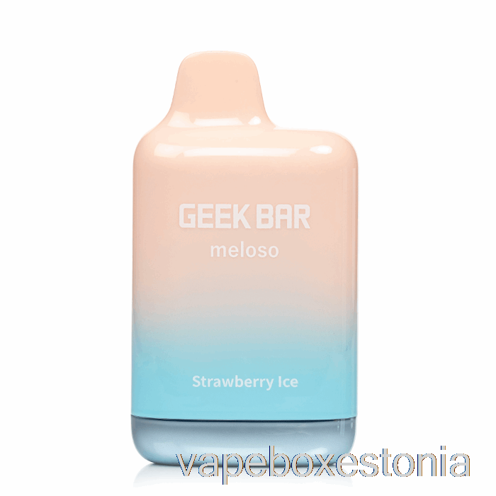 Vape Box Estonia Geek Bar Meloso Max 9000 ühekordne Maasikajää